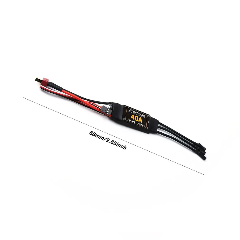 30A/40A 2-4S ESC бесщеточный контроллер скорости двигателя RC BEC T-rex 450 V2 Вертолет лодка