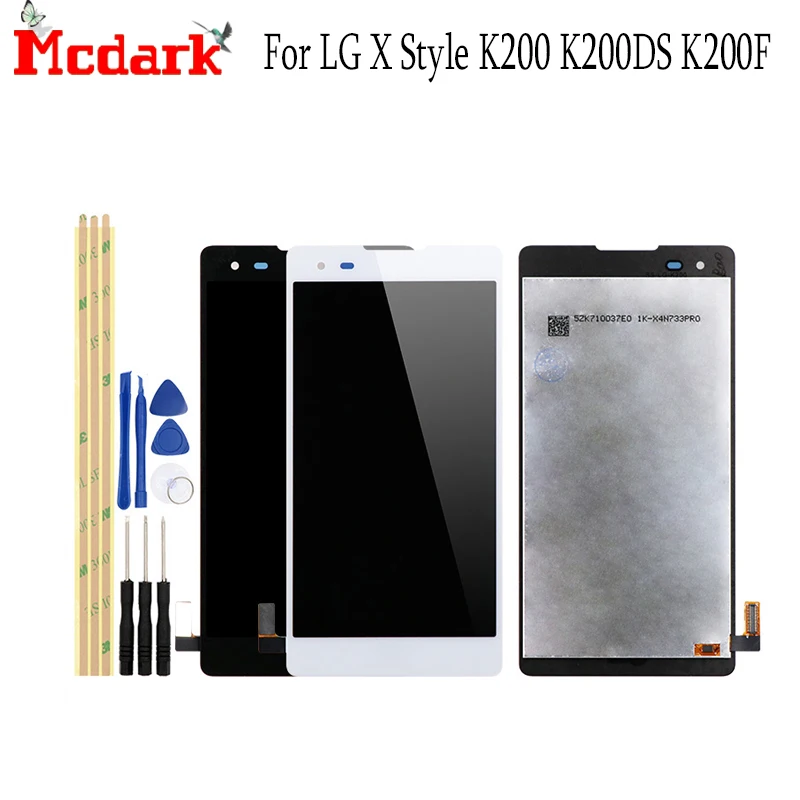 5 0 ''ЖК дисплей Экран для LG X Стиль K200 K200DS K200F Сменные аксессуары ЖК Дисплей +