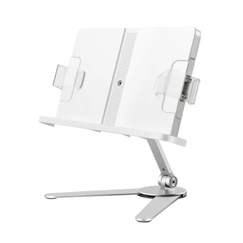 Multifunctional Resistant to Falling for Big Heavy Books Aluminum Alloy Not Easy to Break Adjustable Height Book Holder
