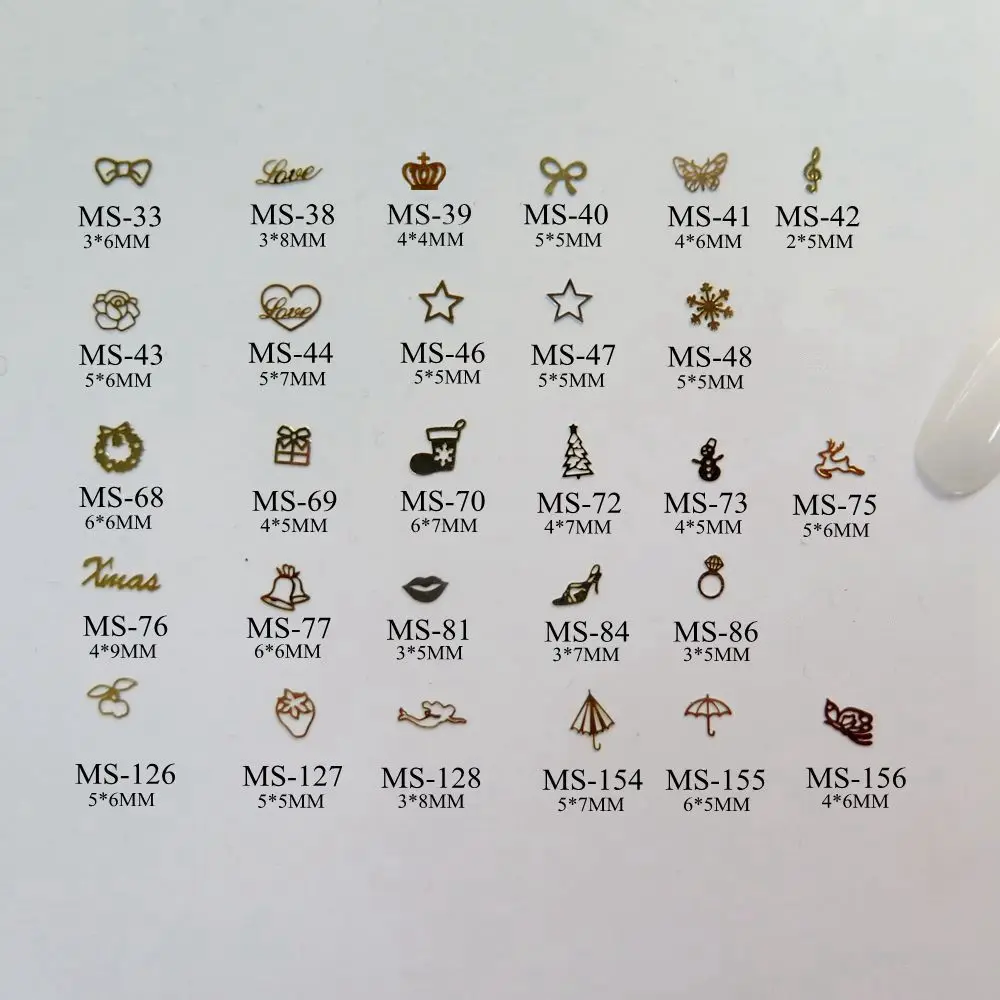 Прибл. 1000 шт./пакет Золотой жесткий металлический бант Корона Бабочка