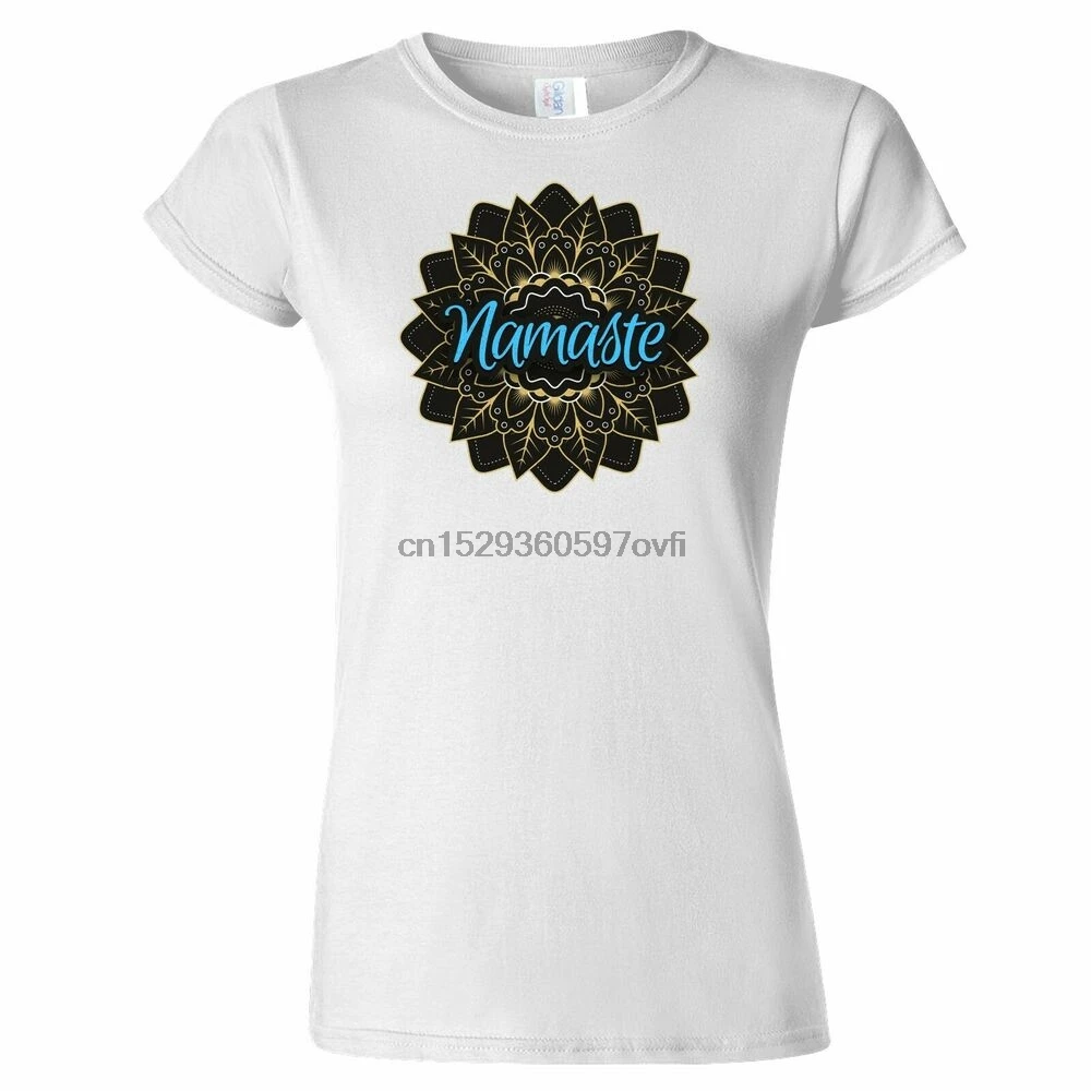 Намасте дизайн женская футболка подарок хинди индуизм Непал Индия индийский |