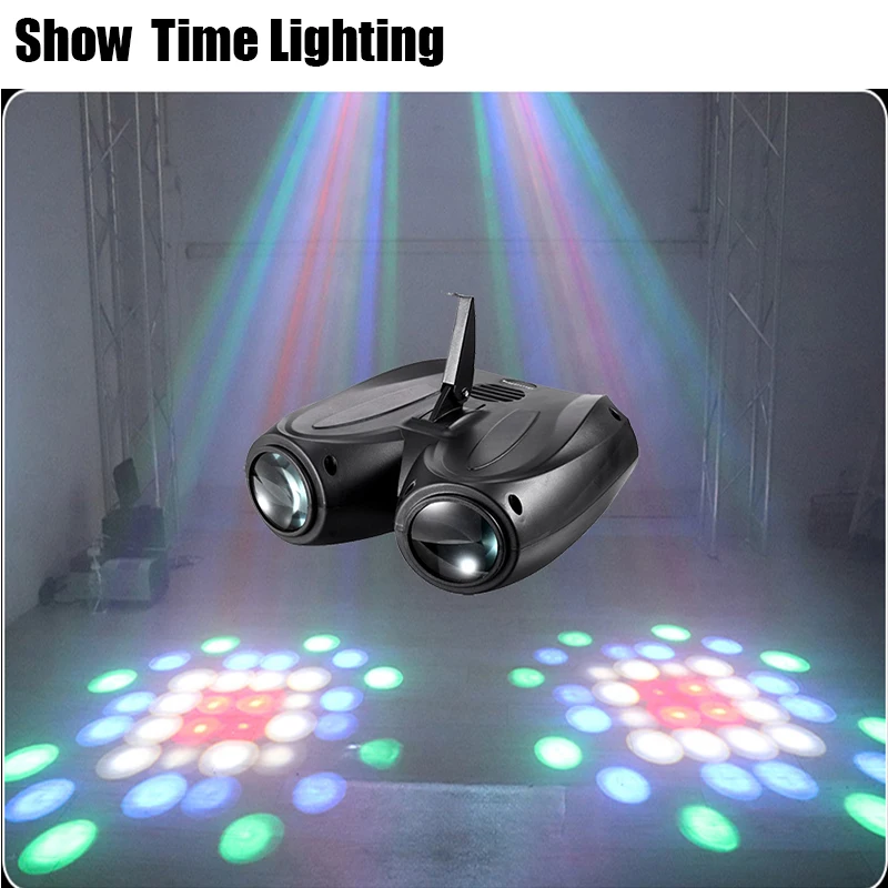 Диджей светодиодный двойной головкой дирижабль лунный Цветочный Свет домашнего