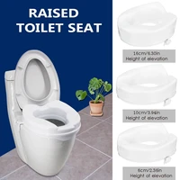 bathroom height elevated raised toilet seat lift safety without cover disabled elder pregnant safety toilet seat 6cm 10cm 16cm