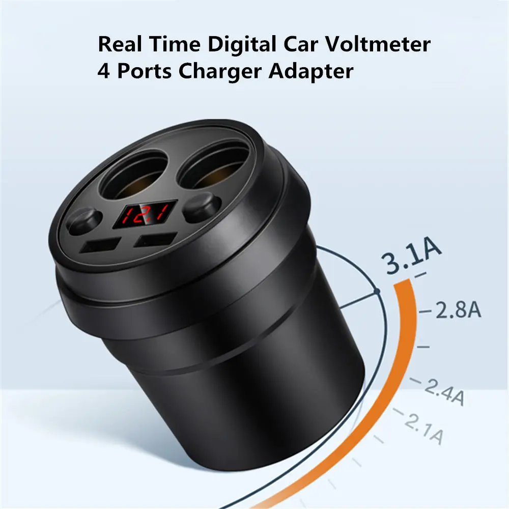 120 Вт адаптер для розетки питания А с двумя USB-портами зарядки телефона цифровой