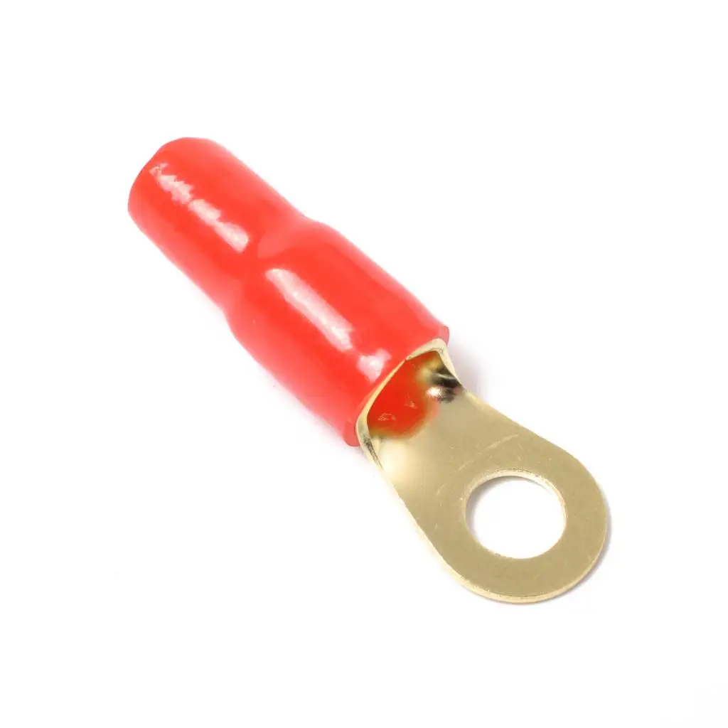 

5 Pairs 4 AWG Automotive Audio Speaker Refit Ring Terminals Connectors