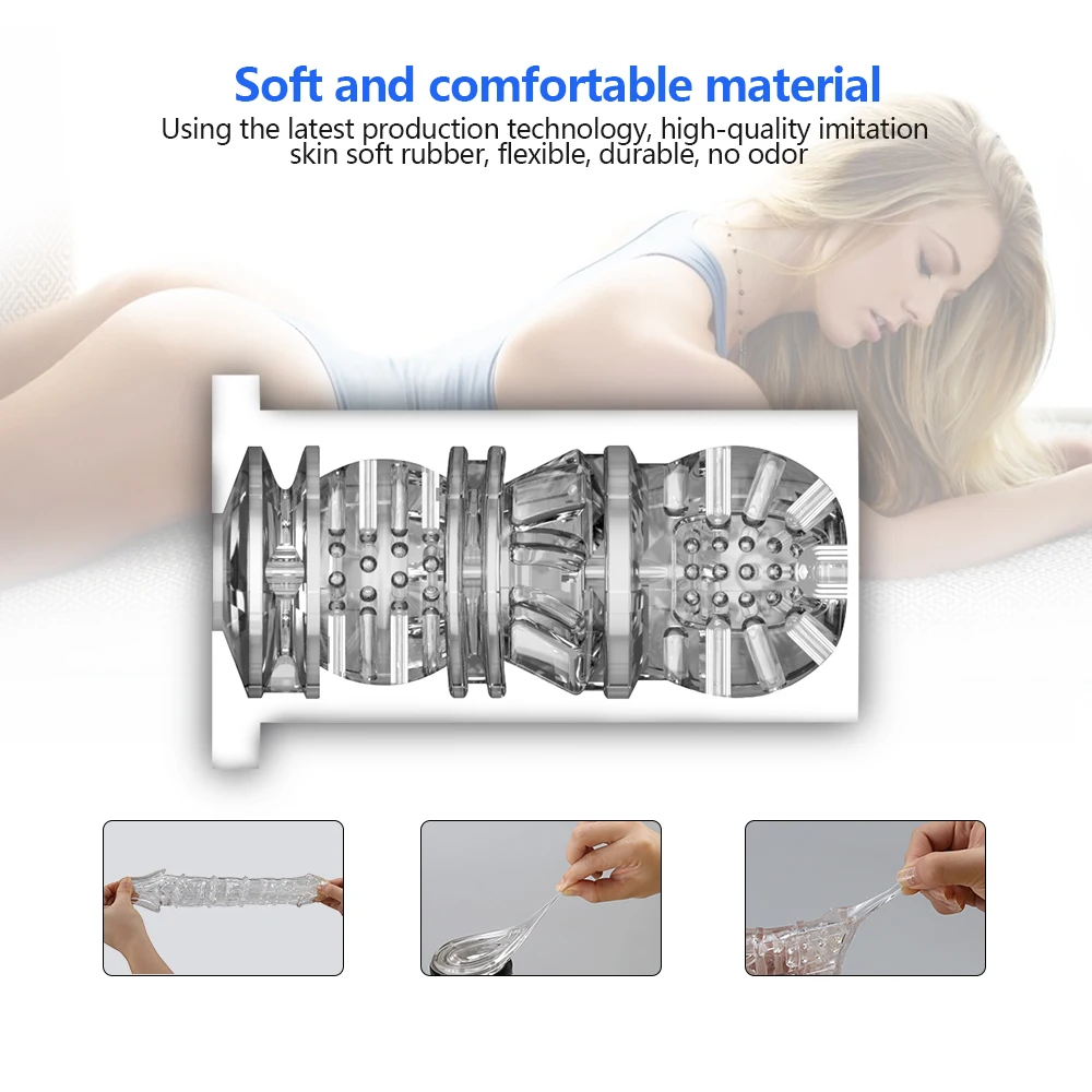 Электрическая Мужская Самолетная чашка Leten автоматическая высокоскоростная