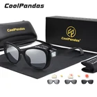 Солнцезащитные очки женские, квадратные, фотохромные, поляризационные, с антибликовым покрытием, для вождения, UV400