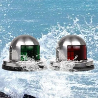 sale stainless steelabs red green navigation light boat marine indicator spot light marine boat accessory boat dropshipping