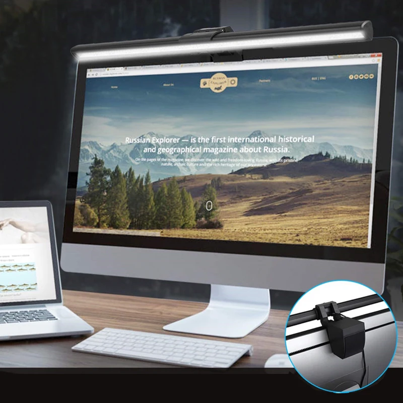 Светодиодный стол для чтения настольная лампа светильник офис ноутбук сумка