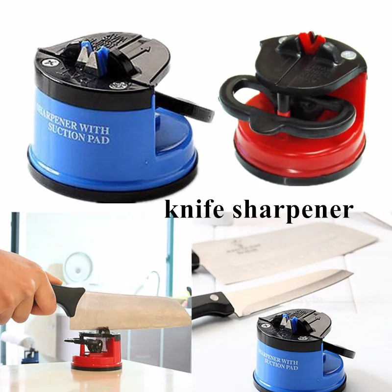 

Random Color Practical Blades Safe Sucker Positioning Tungsten Steel Whetstone Knife Sharpener Kitchen Accessories