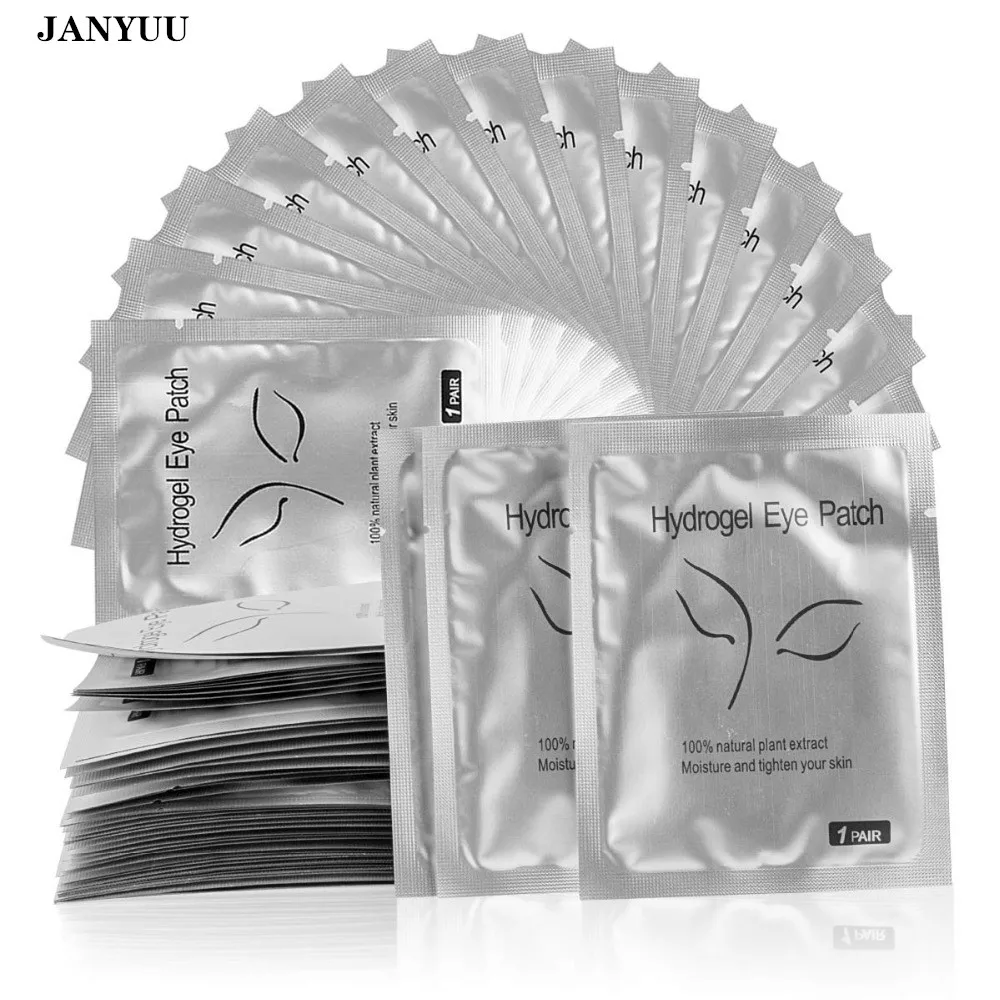 50Pairs Eyelash Extension Eye Pads Pillows Disposable Patches for Eyelashes Under Eyes Tips Lint Free Lash Sticker Wraps Makeup | Красота и