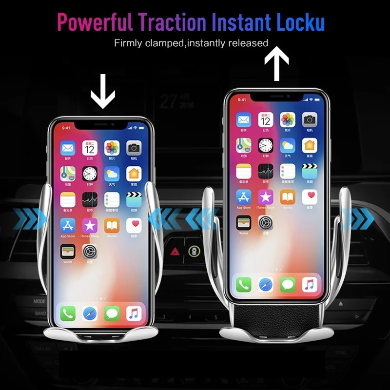 Qi Беспроводное зарядное устройство для iPhone XS Max 8 быстрая беспроволочная зарядка