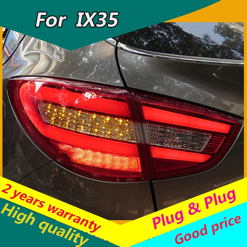 

KOWELL Car Styling for Hyundai IX35 Tuscon LED Tail Lights 2010 2011 2012 2013 IX35 Tail Light Rear Lamp DRL+Brake+Park+Signal