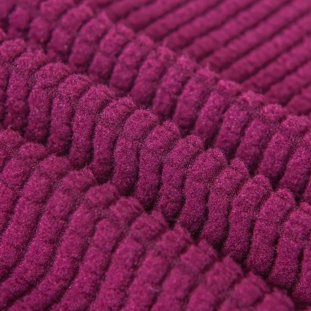 Фиолетовый сплошной стеганый 3D чехол для стула дивана Многофункциональный стул