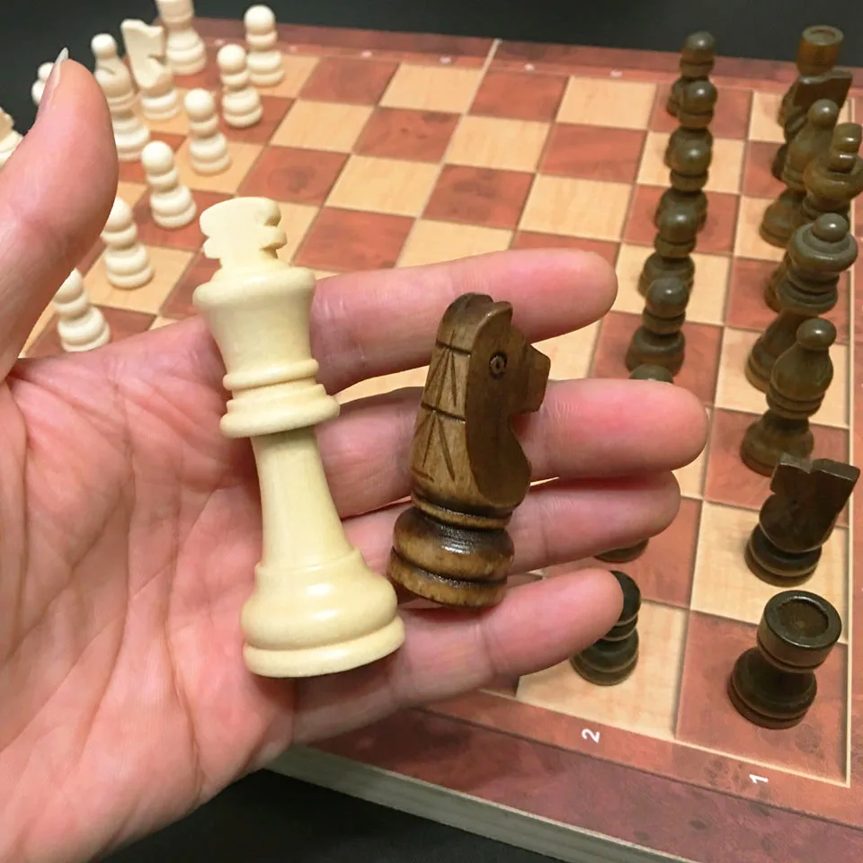 Шахматы и нарды шашки 3 в 1 деревянный Шахматный набор Дорожная шахматная игра