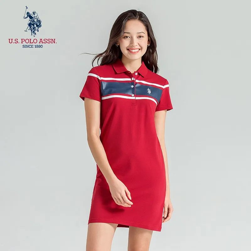 США Polo Assn Новая летняя модная женская Повседневная универсальная юбка поло