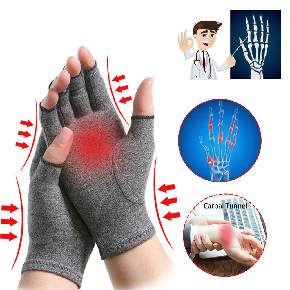 

Compression Arthritis Gloves Wrist Support Cotton Joint Pain Relief Hand Brace Women Men Therapy Wristband Arthritis Gloves