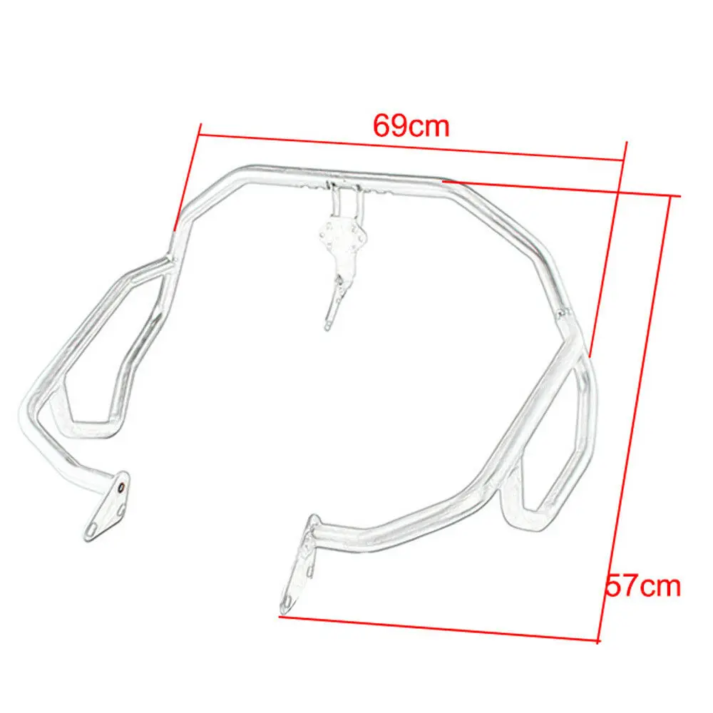 Нержавеющая стальная защита двигателя на автотрассе Верхний обтекатель для Honda