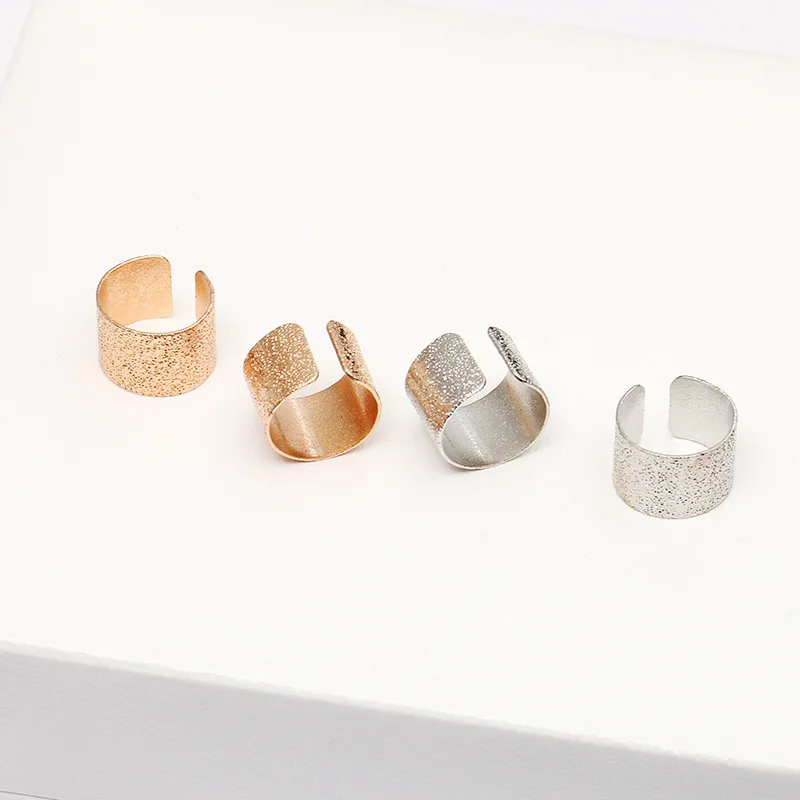 1 шт. Новые Модные Винтажные матовые изогнутые u-образные серьги-клипсы в