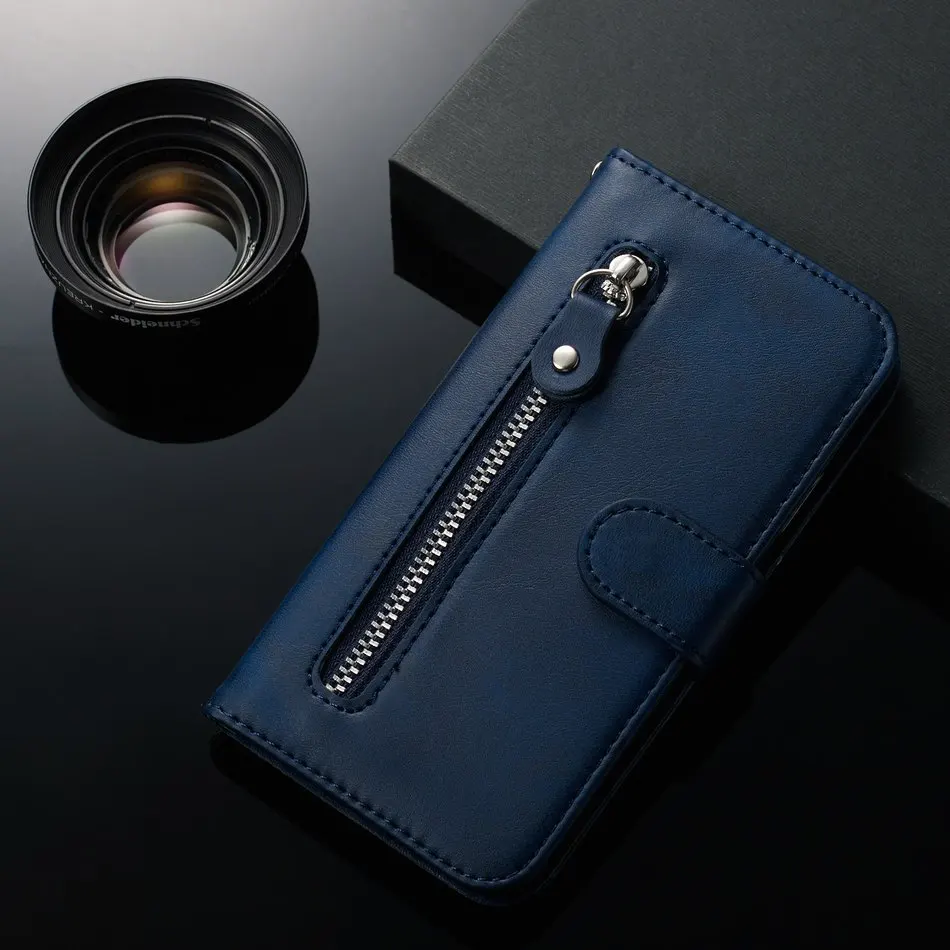 Кожаный чехол A750 на молнии для телефона Samsung Galaxy S9 S10 S10E J4 J6 Plus J7 2018 A10 A20E A20 A30 A40 A50 A70