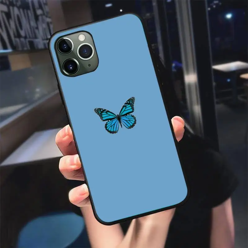 

Good-looking Butterfly pattern Phone Case For iphone 5s 6 7 8 11 12 plus xsmax xr pro mini se Cover Fundas Coque