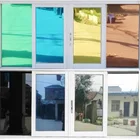 Односторонняя зеркальная пленка для стекла, самоклеящаяся зеркальная пленка, наклейки на окно, УФ-отражающая теплопередающая виниловая пленка