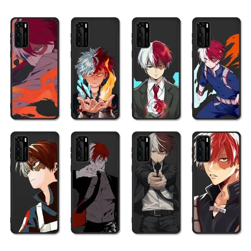 

Shoto Todoroki My Hero Academia Phone Case For Huawei P40 P30 P20 Pro P10 P9 Lite P Smart Z Silicone Cover Funda Coque