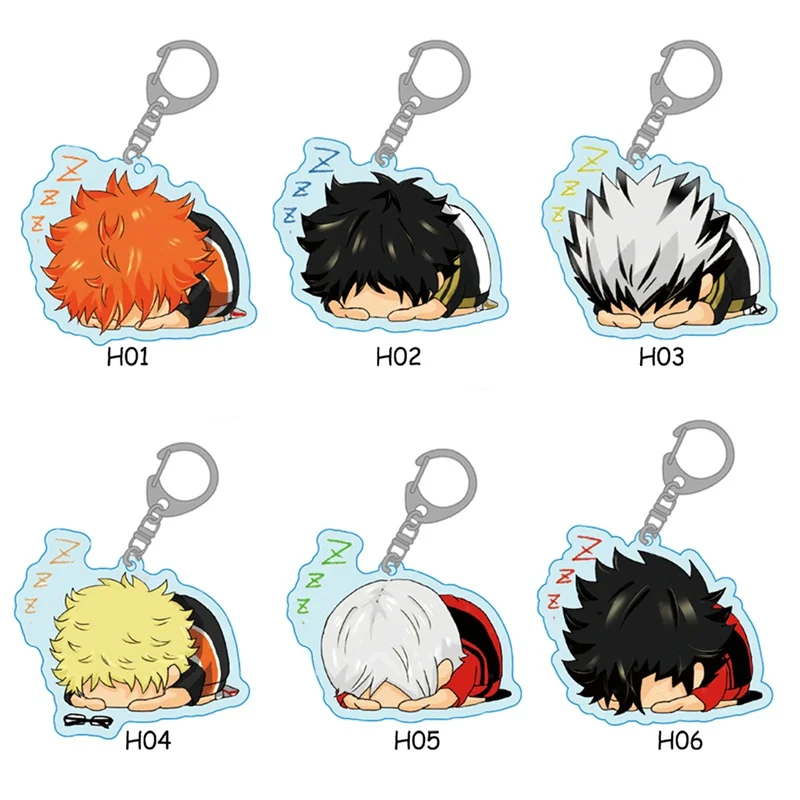 1 шт. Новый Аниме Haikyuu Kageyama Hinata Kenma Kozume акриловая фигурка брелок Декор сумка кулон