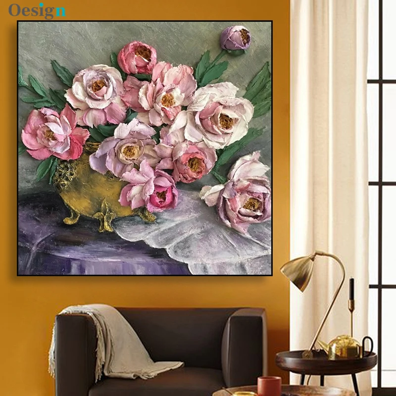 

Abstrato flor cartaz escandinavo sala decoração da lona pintura parede arte imagens para sala de estar estética decoração casa