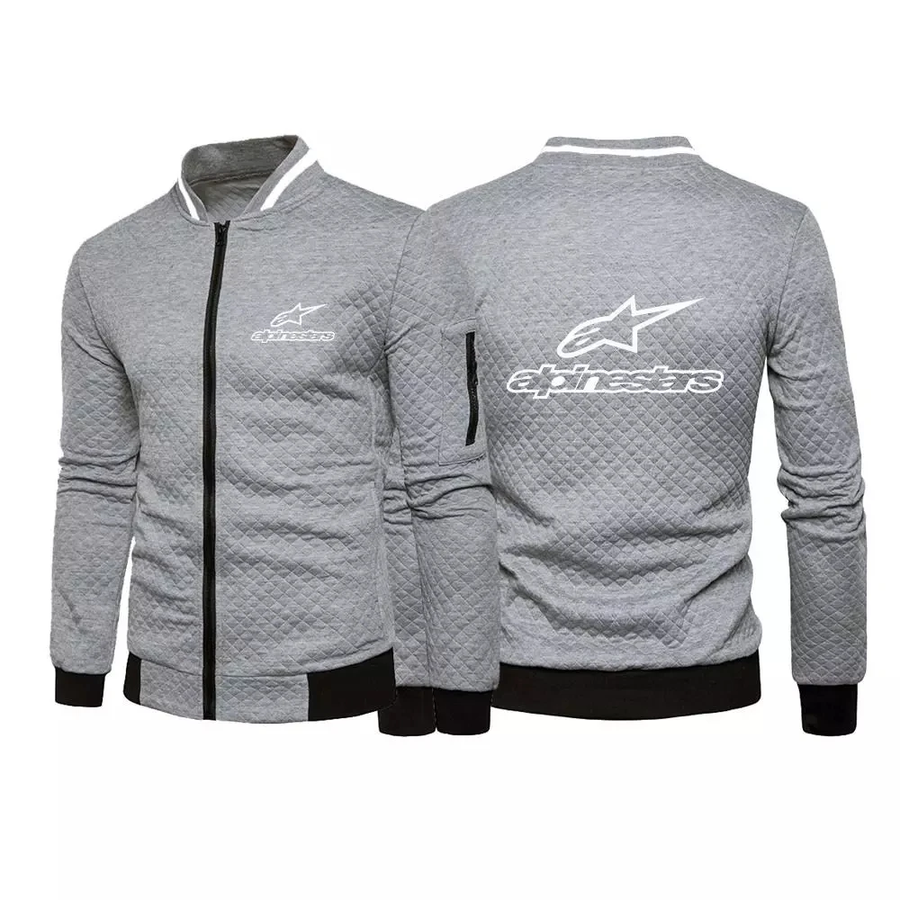 

Alpinestars-Men's Long-Sleeved Sweatshirt, Casual Jacket With Zipper