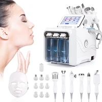 factory price ultrasonic hydro dermabrasion rf lifting facial microdermabrasion machine acid peeling led mask salon spa 7 in 1