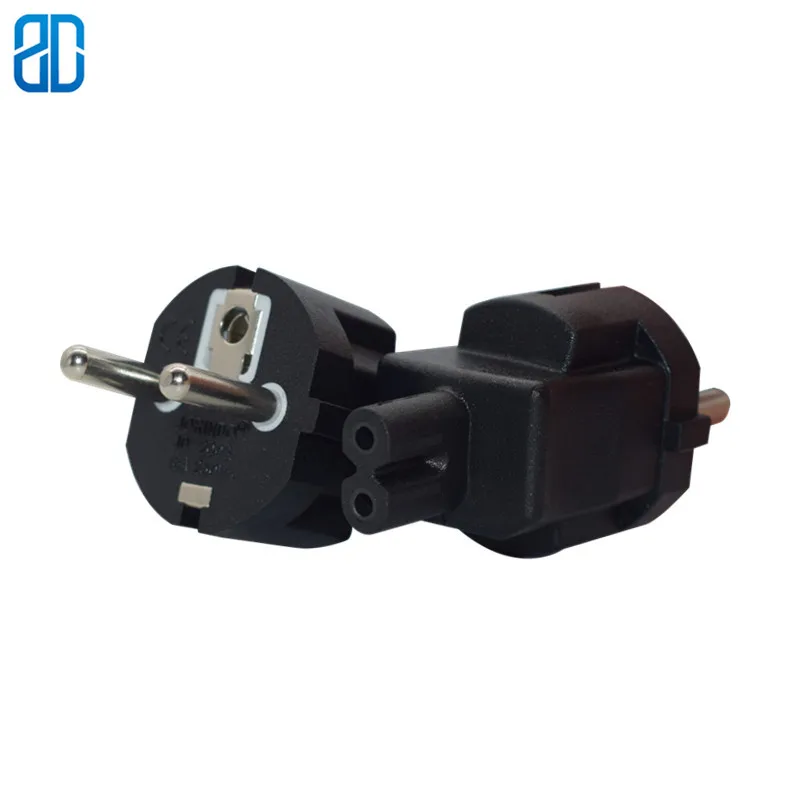 Адаптер питания переменного тока с вилкой Стандарта ЕС в C7 и штекером Gemany IEC320