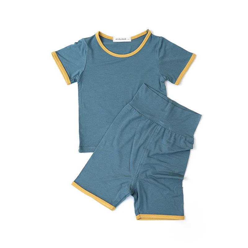 

Комплекты летних пижам для мальчиков, детские пижамы однотонная Пижама, детские пижамы для детей 1-7 лет