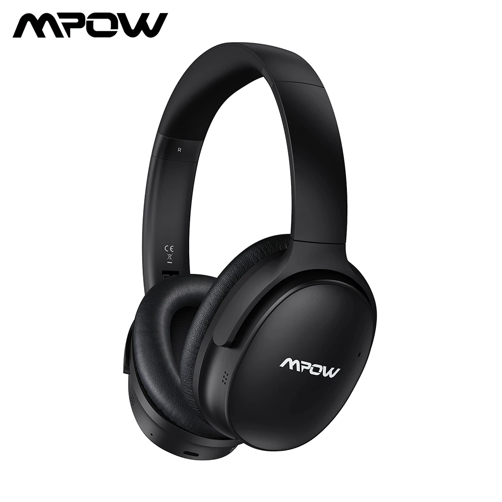 Mpow H10 ANC беспроводные наушники Bluetooth гарнитура с шумоподавлением hi-fi стерео звук двойной микрофон с 30H время воспроизведения для телефона PK H5