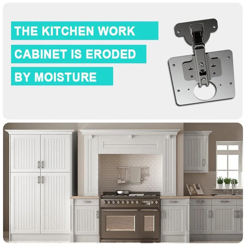 

Cabinet Hinge Repair Plate Hinge Repair Plate with Hole Cabinet Door Wooden Furniture Repair Made of Stainless Steel
