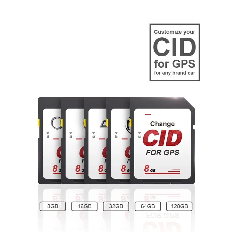 CID SD-карта OEM / ODM 8 ГБ 64 Гб карта памяти 32 Гб UHS-I флэш-карта памяти 128 ГБ 512 ГБ высокая скорость до 85 м изменение навигации CID - изображение