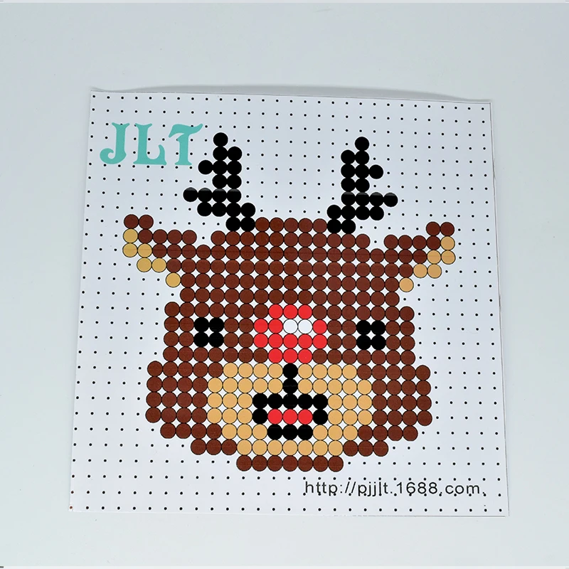

JINLETONG hama bead 5mm Fuse beads DIY Set Perler Beads for Kids Hama Beads Diy Puzzles Handmade Gift Toy