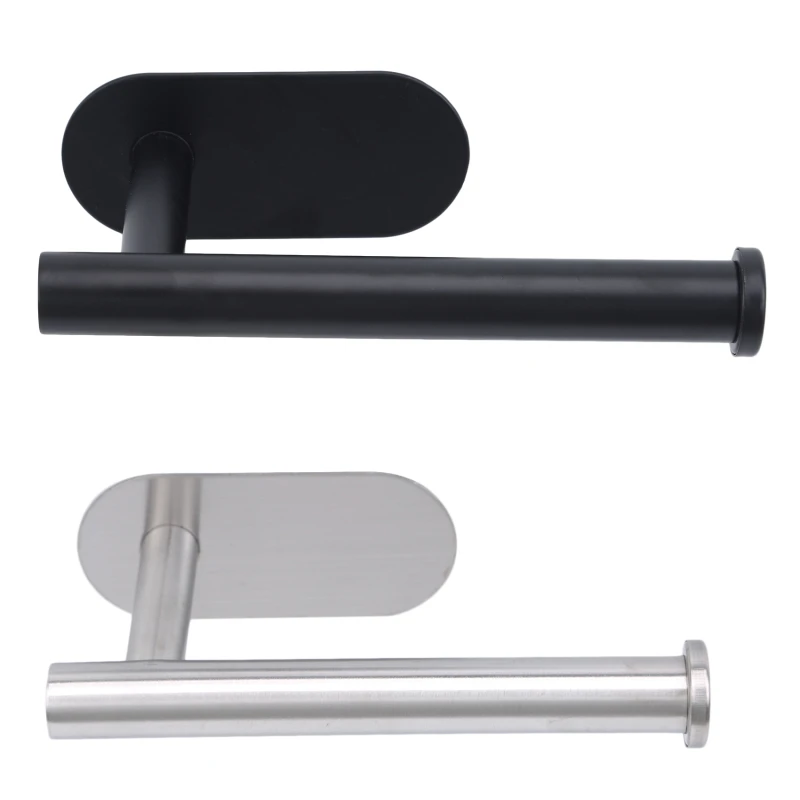 

2021 Paper Towel Rack Straight Brushed Stainless Steel Paper Towel Rack Kitchen Bathroom Towel Rack Bathroom Storage Rack