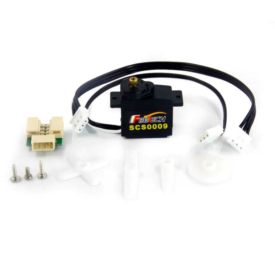 4 шт. Feetech SCS009 2 5 кг Micro Servo 9g c металлическими Шестерни для радиоуправляемого