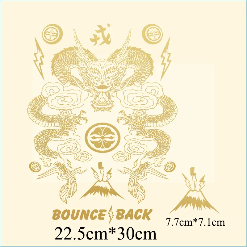

Dragon Patches Thermal Stickers on Clothes Iron-on Transfers for Clothing Thermoadhesive Patch Diy Heat Applique for T Shirt