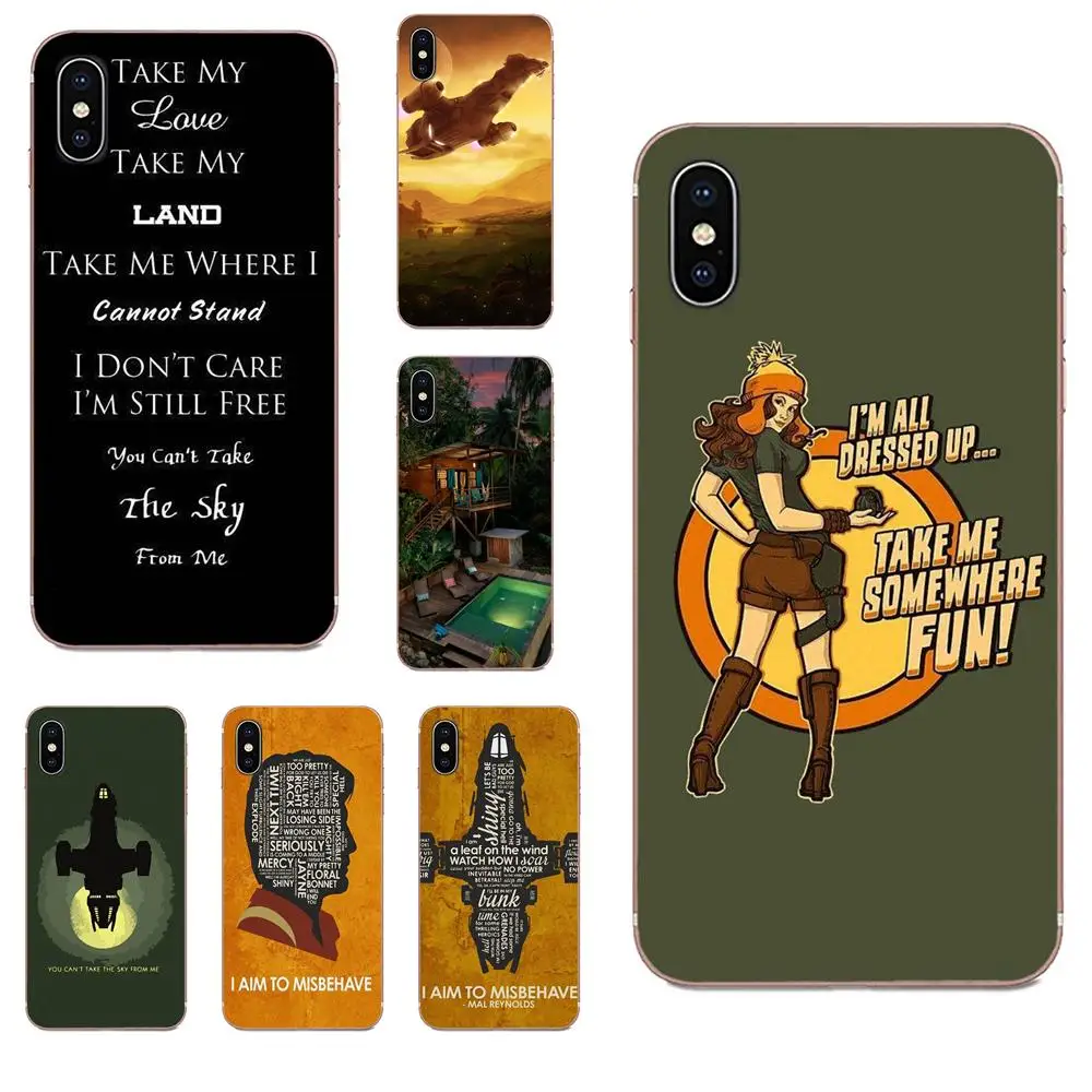 Мягкий ТПУ дизайн Светлячок Serenity Quote постер для Xiaomi Redmi Note 8 8A 8t 10 K30 5G Pro Motorola G G2 G3 G4 G5