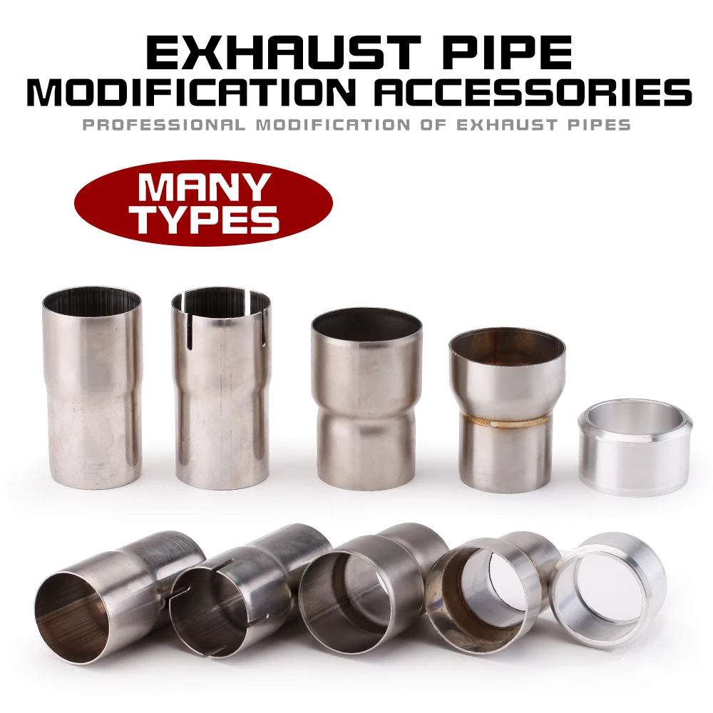 Motorcycle exhaust pipe installation accessories and tools