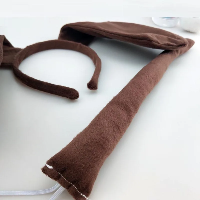 Повязка на голову с ушками собаки для женщин и детей| |