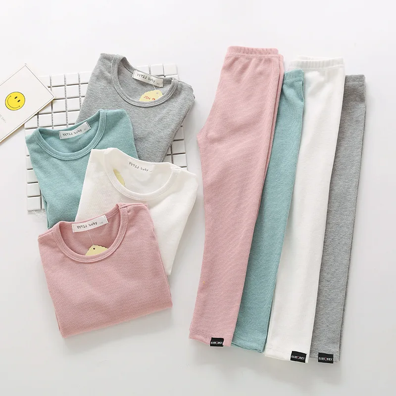 

Children's Pajamas Set Autumn Baby Boy Girl Clothes Casual Sleepwear Set Kids Cotton Tops+Pants Toddler Christmas Clothing Sets