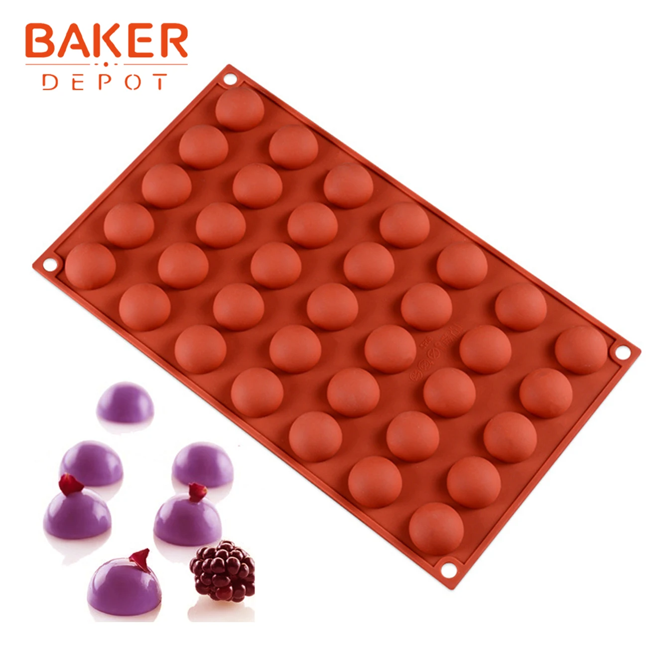 BAKER DEPOT 35 полость силиконовая форма для конфет шоколад мини-печенье gummy плесень