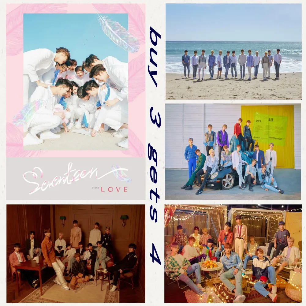 Альбом k pop band в Корейском стиле 17 дюймовый плакат настенные наклейки украшение