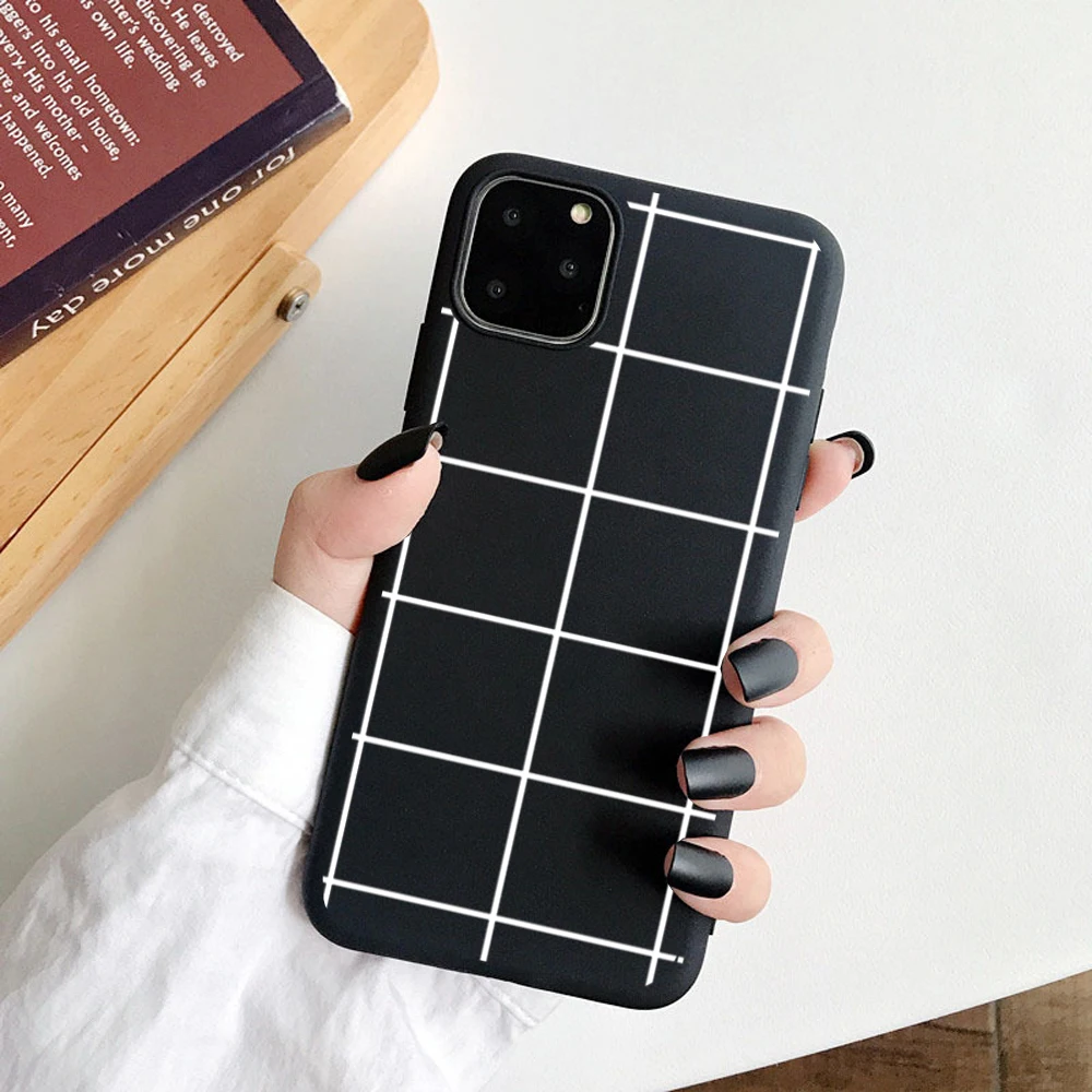Мягкий ТПУ матовый чехол для iPhone 8 7 Plus XS чехол для MAX XR Fundas Coque чехол для iPhone 6 6s X 5S SE чехол 11Pro - Цвет: 12