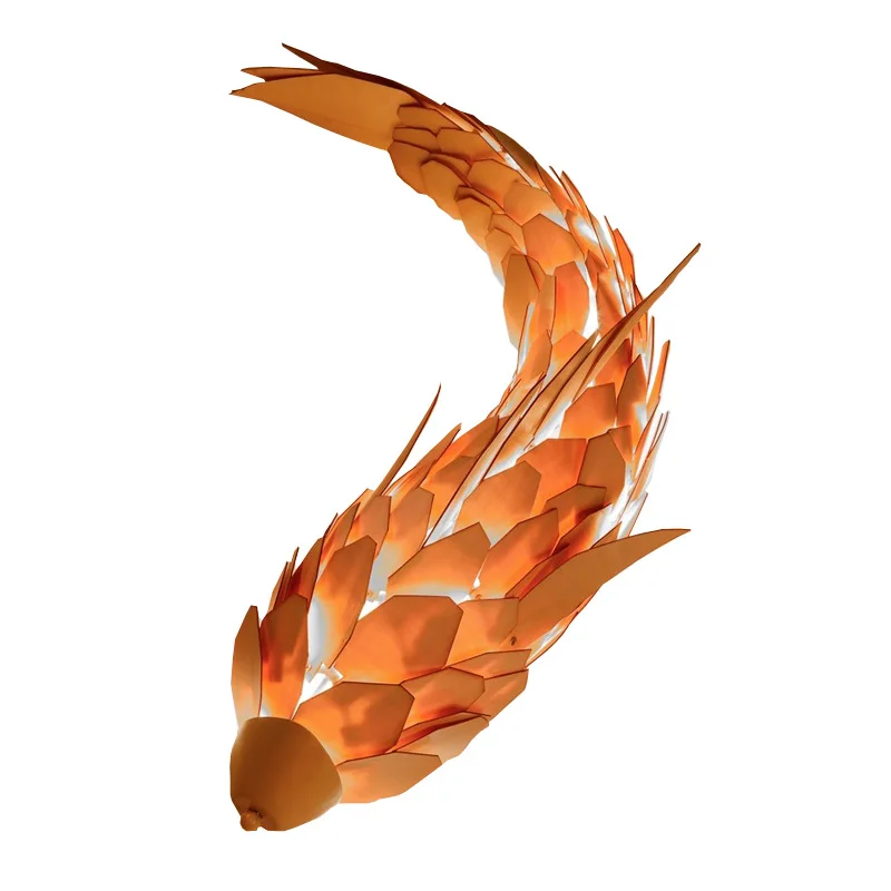 Новинка декоративная настенная лампа на карпа Скандинавская