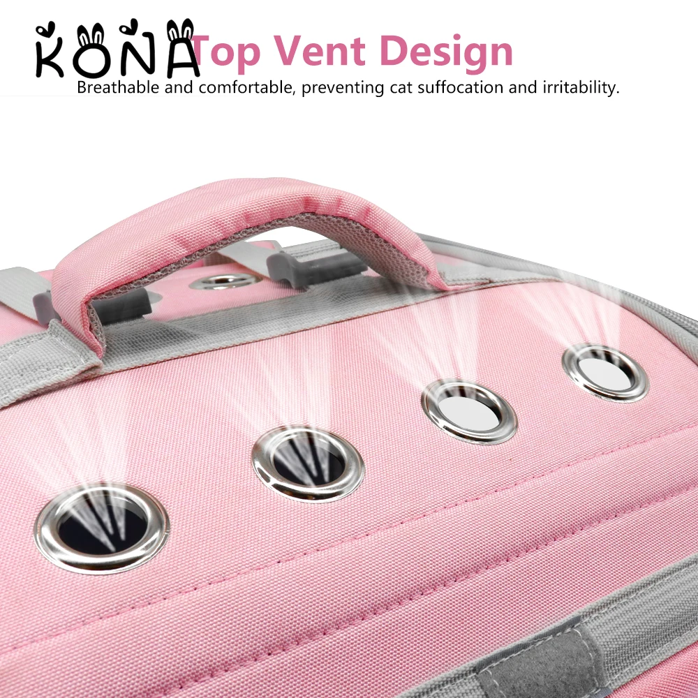 

Pet Cat Carrier Backpack Breathable Cat Travel Outdoor Shoulder Bag For Small Dogs Cats Portable Packaging Carrying Pet Supplies