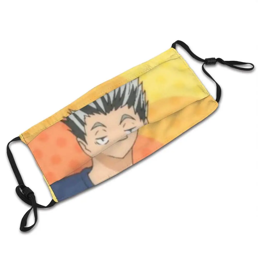 Haikyuu Bokuto Diy маска для лица взрослых и детей Oya Аниме забавная наклейка | Аксессуары